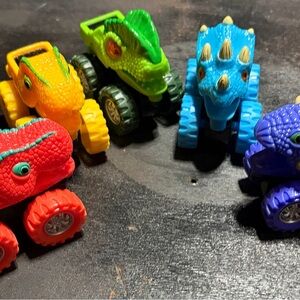 Set of 5 Spark Create Imagine Dino Monster Trucks